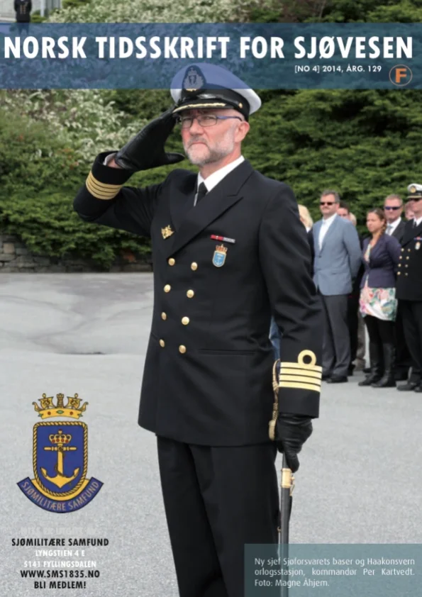 Forside for Norsk Tidsskrift for Sjøvesen 2014/04