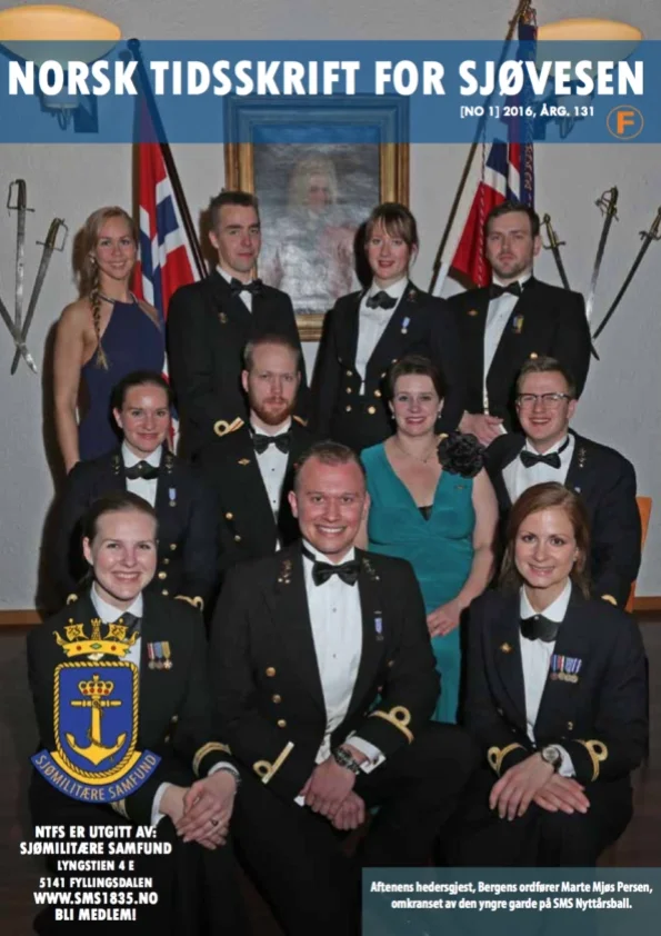 Forside for Norsk Tidsskrift for Sjøvesen 2016/01