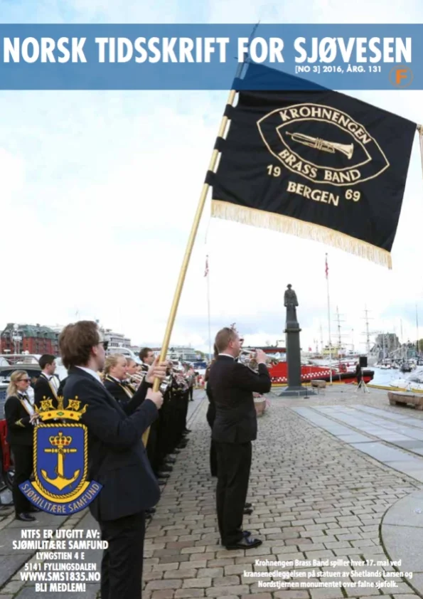 Forside for Norsk Tidsskrift for Sjøvesen 2016/03