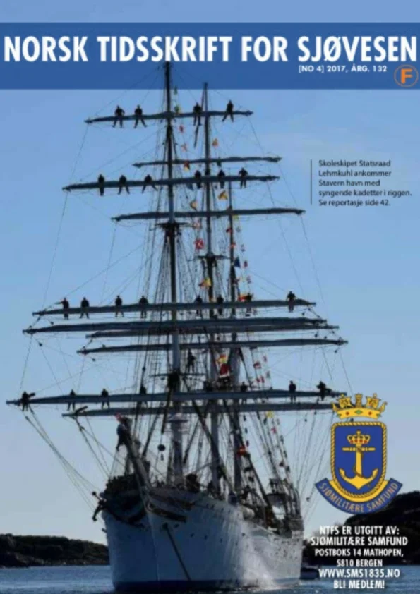 Forside for Norsk Tidsskrift for Sjøvesen 2017/04