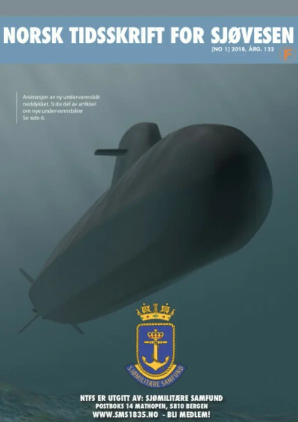 Forside for Norsk Tidsskrift for Sjøvesen 2018/01