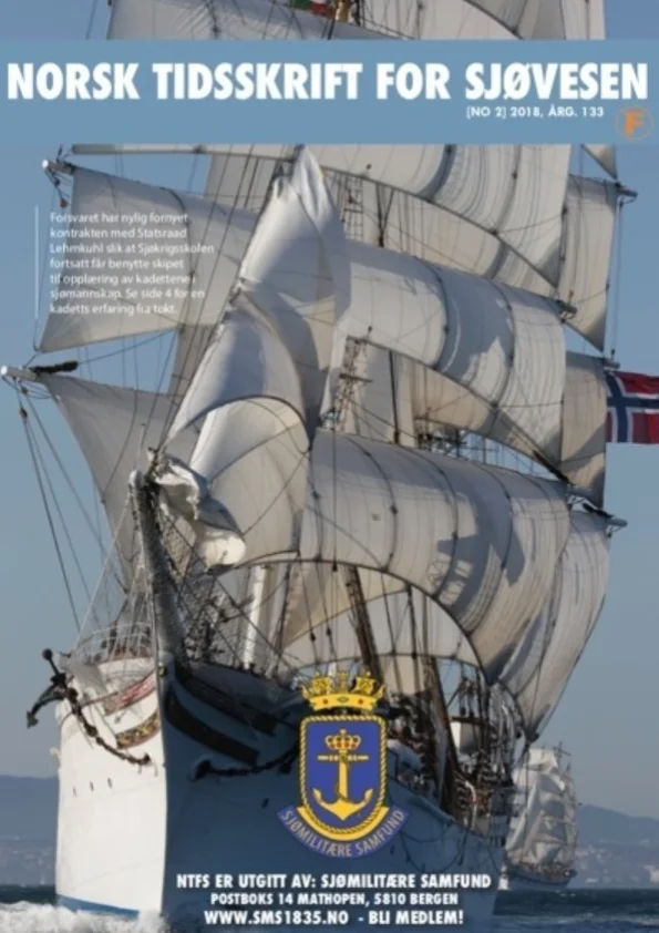 Forside for Norsk Tidsskrift for Sjøvesen 2018/02