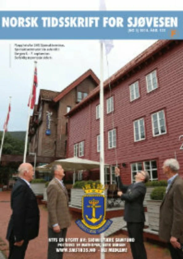 Forside for Norsk Tidsskrift for Sjøvesen 2018/05
