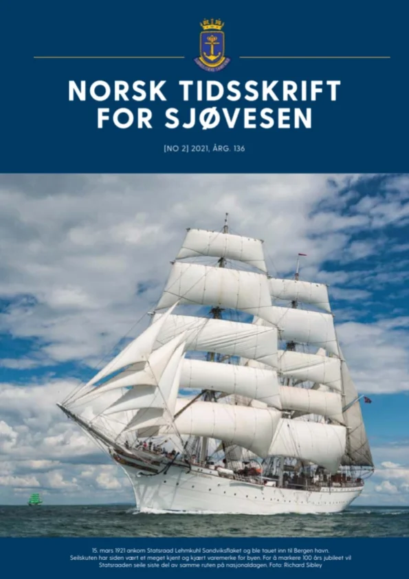 Forside for Norsk Tidsskrift for Sjøvesen 2021/02