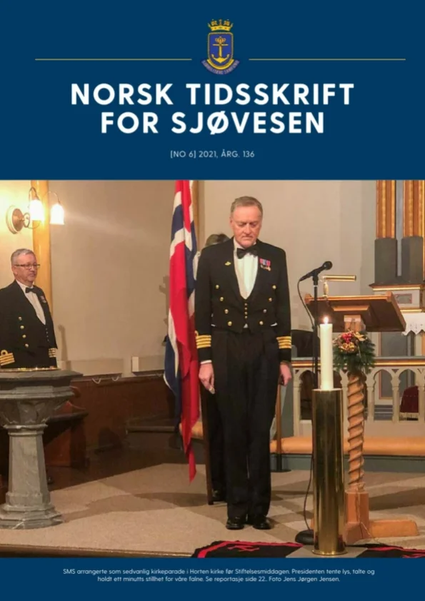 Forside for Norsk Tidsskrift for Sjøvesen 2021/06