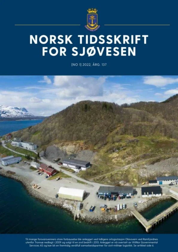 Forside for Norsk Tidsskrift for Sjøvesen 2022/01