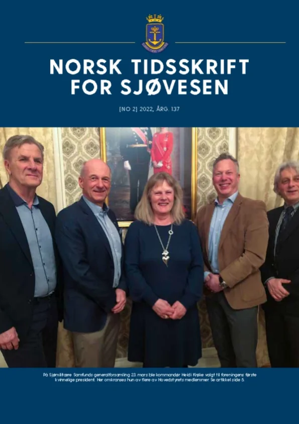 Forside for Norsk Tidsskrift for Sjøvesen 2022/02