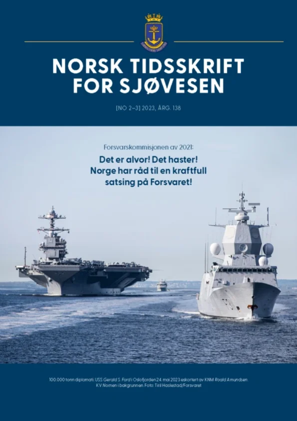 Forside for Norsk Tidsskrift for Sjøvesen 2023/02