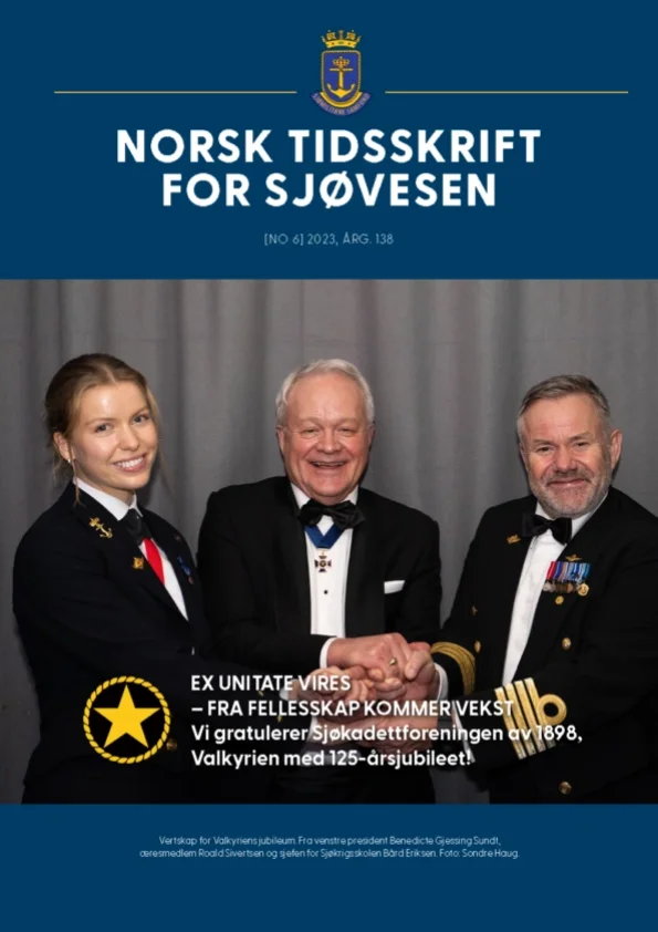 Forside for Norsk Tidsskrift for Sjøvesen 2023/06