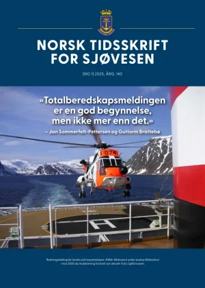 Forside for Norsk Tidsskrift for Sjøvesen 2025/01