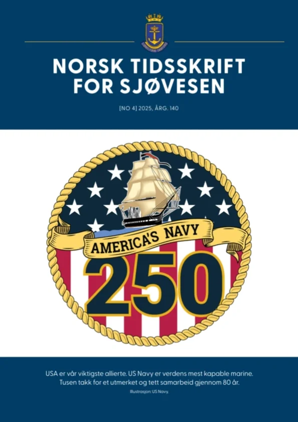 Forside for Norsk Tidsskrift for Sjøvesen 2025/04