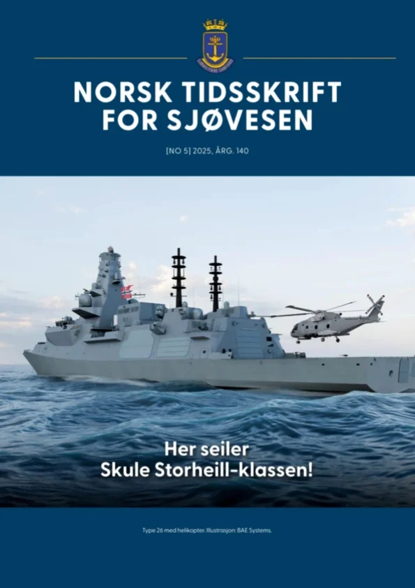 Forside for Norsk Tidsskrift for Sjøvesen 2025/05