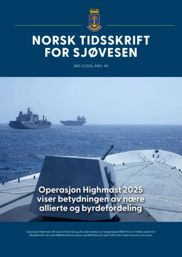 Forside for Norsk Tidsskrift for Sjøvesen 2026/01